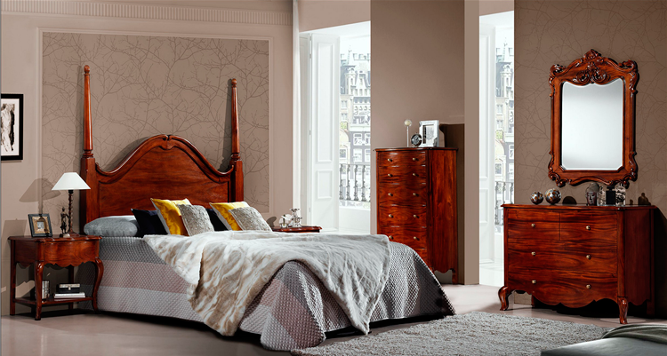 Cabecero clásico de caoba Cannes - Ámbar Muebles