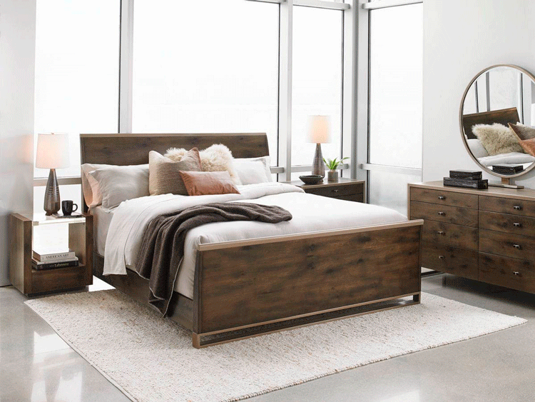 Cama de roble Artisan - Ámbar Muebles