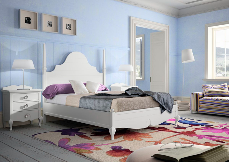 Cama vintage Volga - Ámbar Muebles
