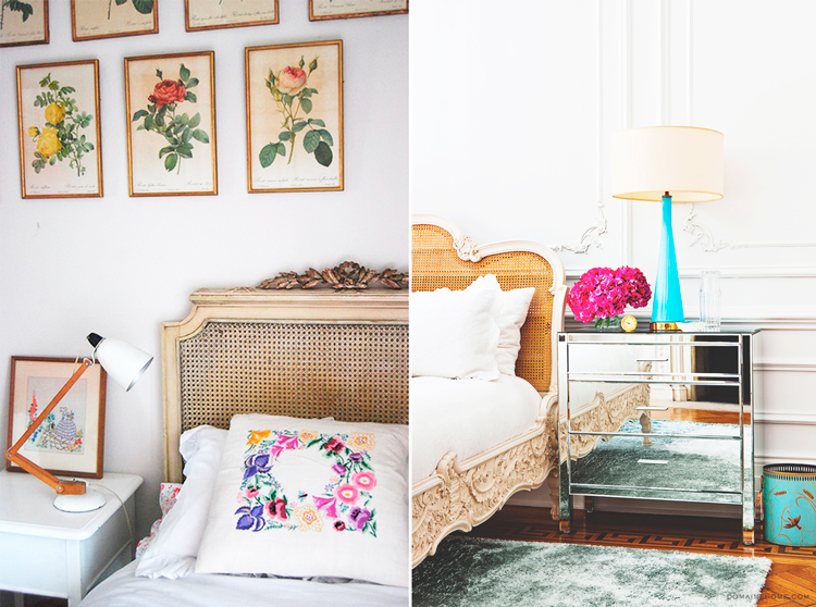 Ideas decoración romántica con cabeceros de rejilla - Inspiración vía Pinterest