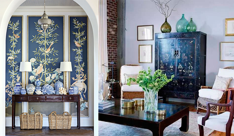Decoración de estilo Chinoiserie Chic - Pinterest