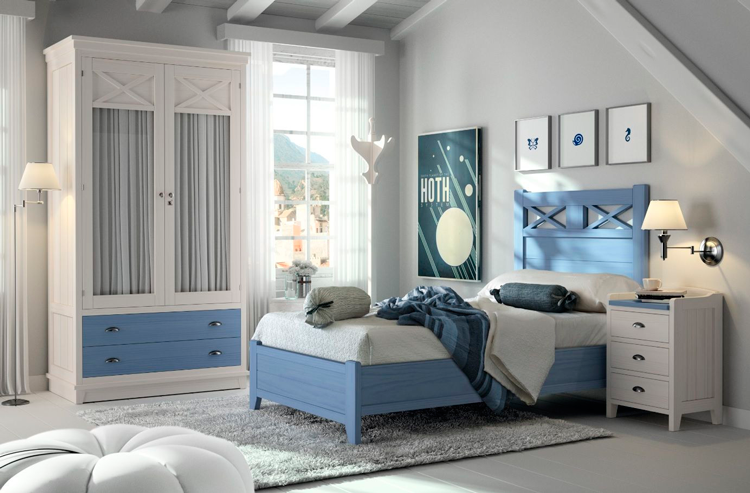Armario juvenil Verona 2 puertas - Ámbar Muebles