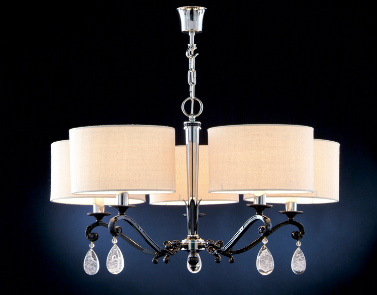 Lámpara de techo 5 luces de Mariner 19649 cristal - Ámbar Muebles