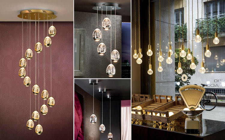 Lámparas colgantes colección Rocío - Ámbar Muebles