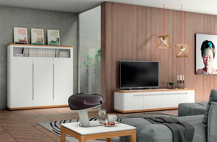 Librería alacena moderna Manila | Ámbar Muebles