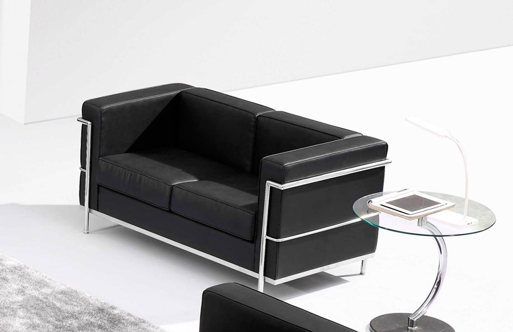 Sofá de diseño de dos plazas LC3 de Le Corbusier - Ámbar Muebles