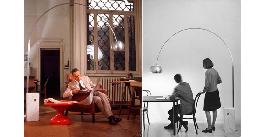 LA 'LÁMPARA DE PIE ARCO' DE ARCHILLE CASTIGLIONI