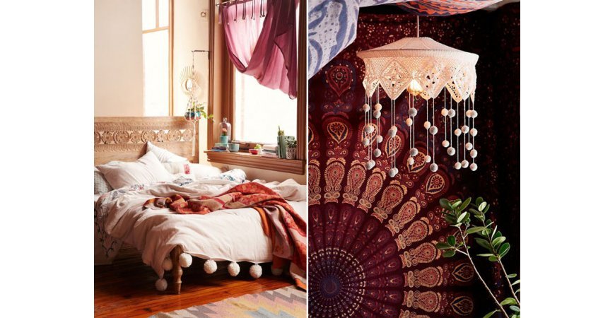 DECORANDO AMBIEMTES ÉTNICOS Y BOHO CON BORLAS Y POMPONES
