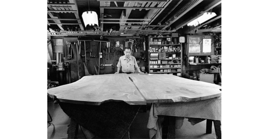 GEORGE NAKASHIMA, EL RÚSTICO ELEVADO A LA CATEGORÍA DE MUEBLE DE DISEÑO