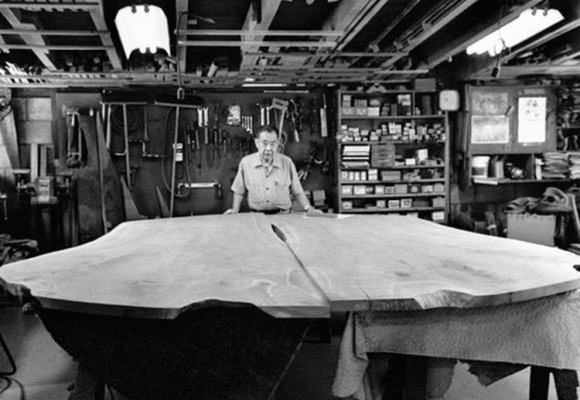 GEORGE NAKASHIMA, EL RÚSTICO ELEVADO A LA CATEGORÍA DE MUEBLE DE DISEÑO