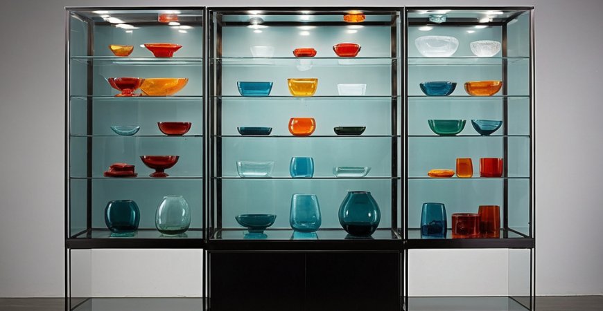 El noble arte de decorar con una vitrina de cristal