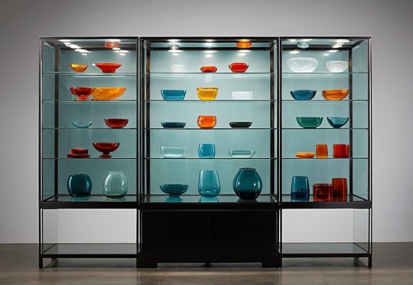 El noble arte de decorar con una vitrina de cristal