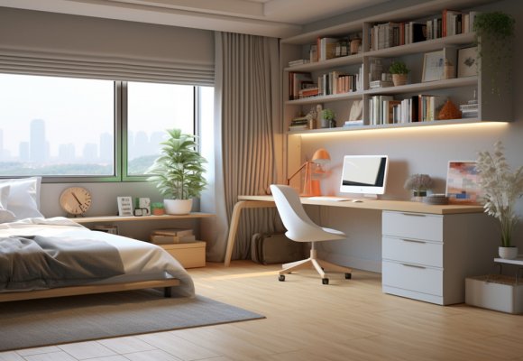 Cómo organizar un dormitorio con una zona de trabajo