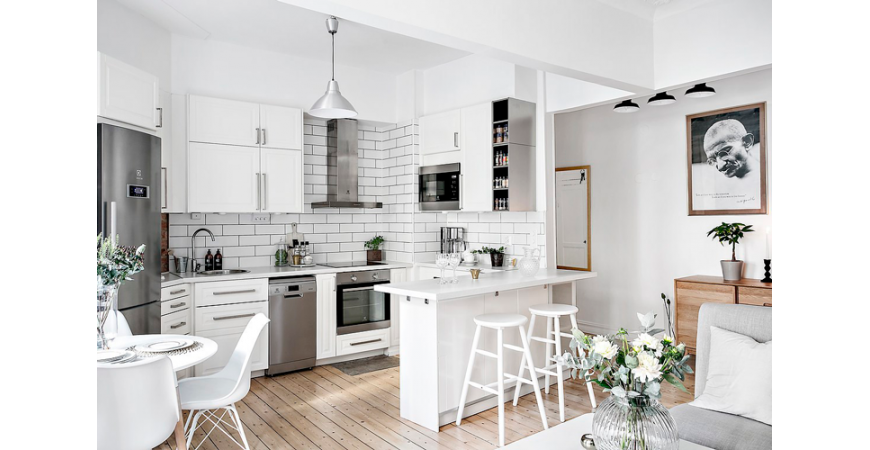 IDEAS DE DECORACIÓN PARA COCINAS DE CONCEPTO ABIERTO