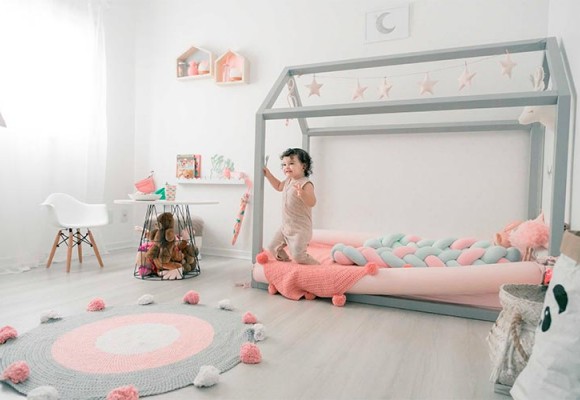 CAMAS CASITA PARA DORMITORIOS INFANTILES ACCESIBLES Y CÓMODOS