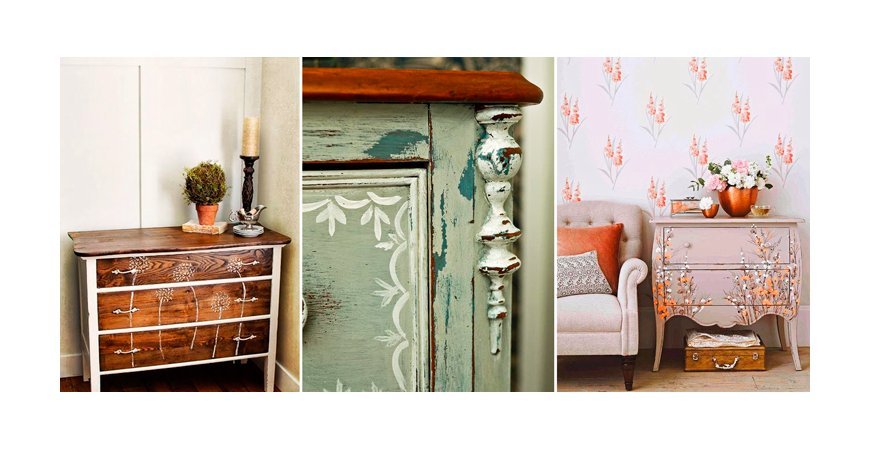 MUEBLES RÚSTICOS PINTADOS A MANO: INSPIRACIÓN CAMPESTRE PARA TU HOGAR