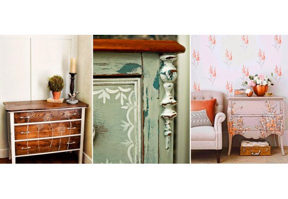 MUEBLES RÚSTICOS PINTADOS A MANO: INSPIRACIÓN CAMPESTRE PARA TU HOGAR